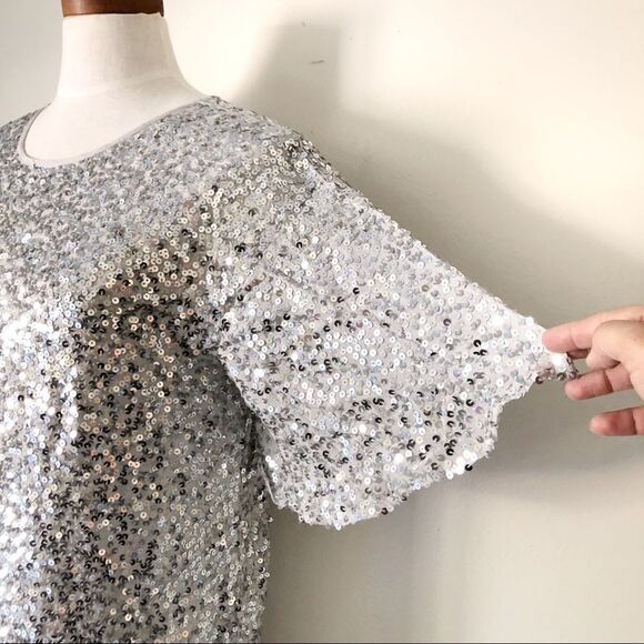 Jen’s Pirate Booty black water sequin mini dress - Picture 3 of 7